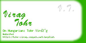 virag tohr business card